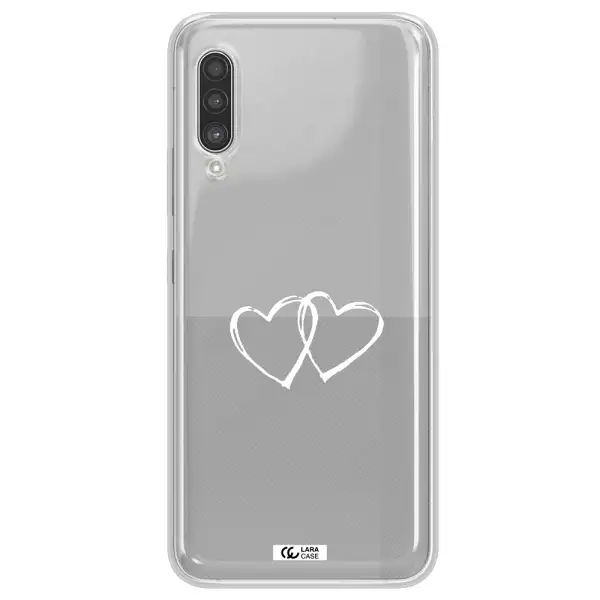 Heart Couple Samsung A90 Clear TPU Case