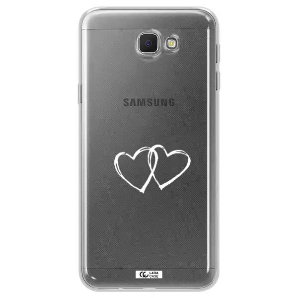 Heart Couple Samsung J5 Prime Clear TPU Case