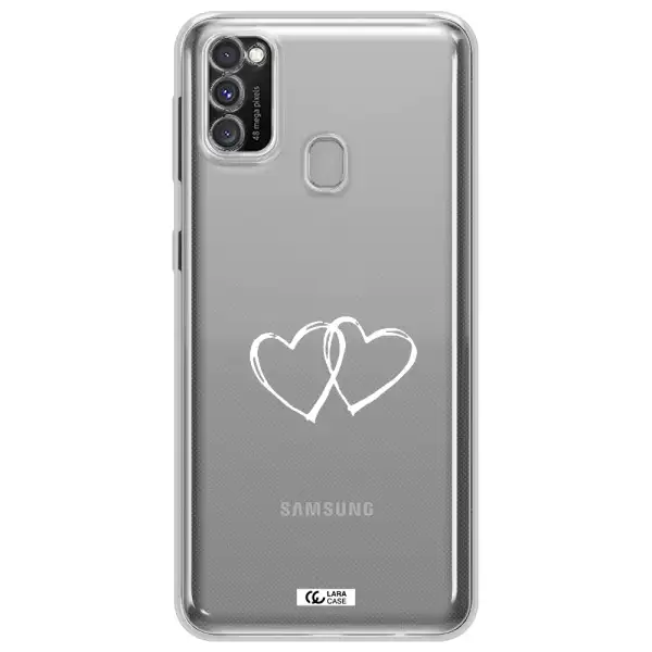 Heart Couple Samsung M30S Clear TPU Case