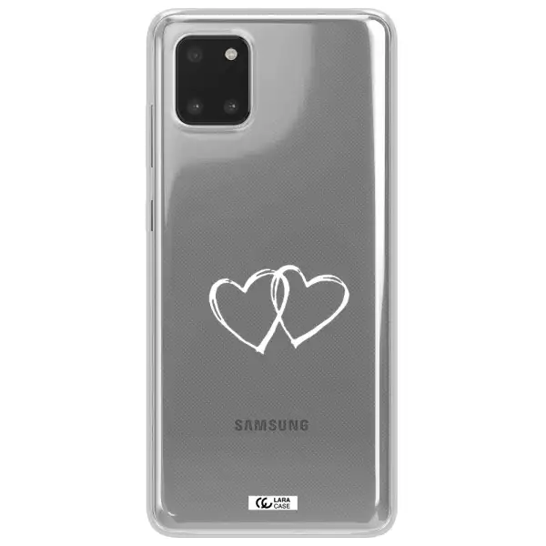 Heart Couple Samsung Note 10 Lite Clear TPU Case
