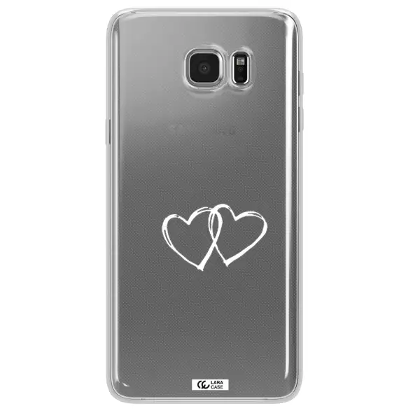 Heart Couple Samsung Note 5 Clear TPU Case