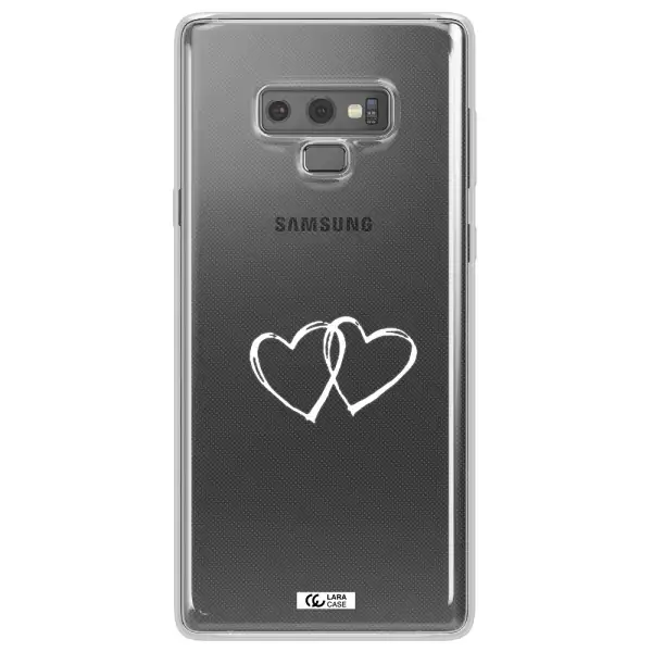 Heart Couple Samsung Note 9 Clear TPU Case