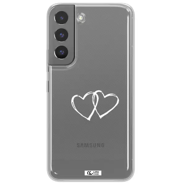 Heart Couple Samsung S 22 Plus Clear TPU Case