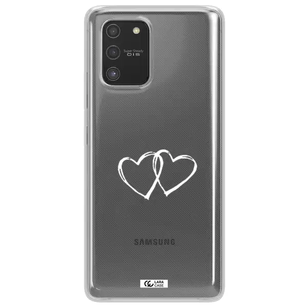 Heart Couple Samsung S10 Lite Clear TPU Case