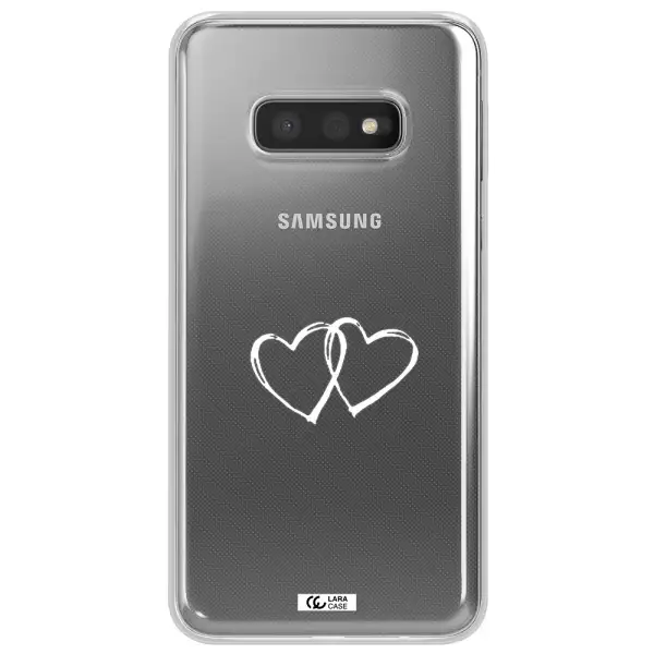 Heart Couple Samsung S10e Clear TPU Case