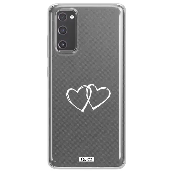 Heart Couple Samsung S20 Fe Clear TPU Case