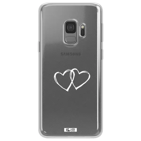 Heart Couple Samsung S9 Clear TPU Case