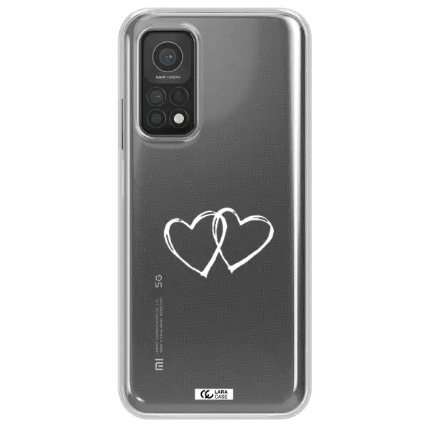 Heart Couple Xiaomi Mi 10T Clear TPU Case