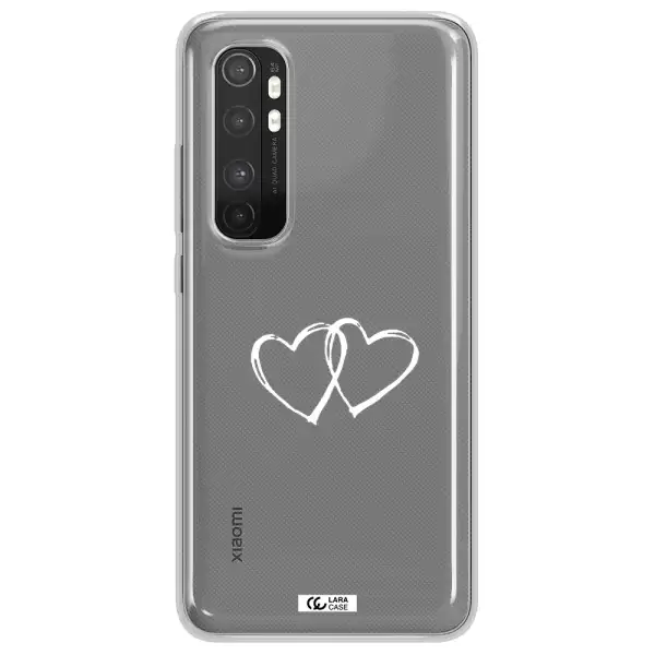 Heart Couple Xiaomi Mi Note 10 Lite Clear TPU Case