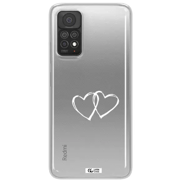 Heart Couple Xiaomi Note 11 Pro Clear TPU Case
