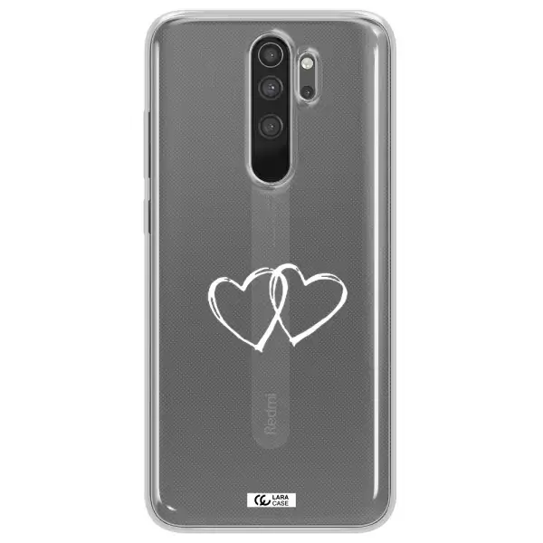 Heart Couple Xiaomi Note 8 Pro Clear TPU Case