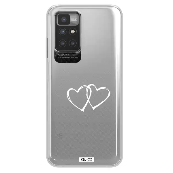 Heart Couple Xiaomi Redmi 10 Clear TPU Case