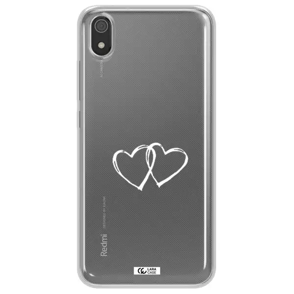 Heart Couple Xiaomi Redmi 7A Clear TPU Case