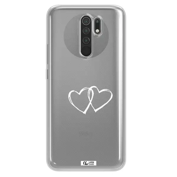 Heart Couple Xiaomi Redmi 9 Clear TPU Case