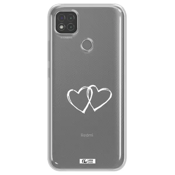 Heart Couple Xiaomi Redmi 9C Clear TPU Case