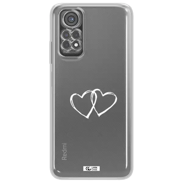 Heart Couple Xiaomi Redmi Note 11S Clear Tpu Case