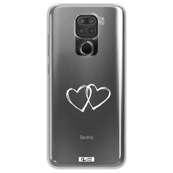 Heart Couple Xiaomi Redmi Note 9 Clear TPU Case
