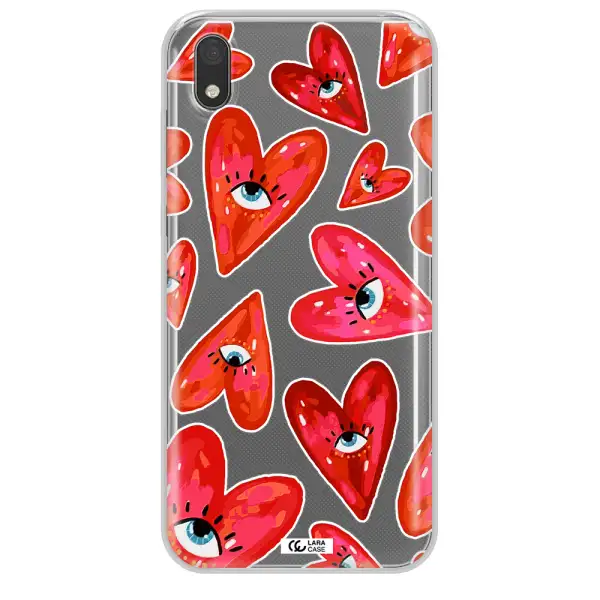 Evil Eye Heart Huawei Y5 2019 Clear TPU Case