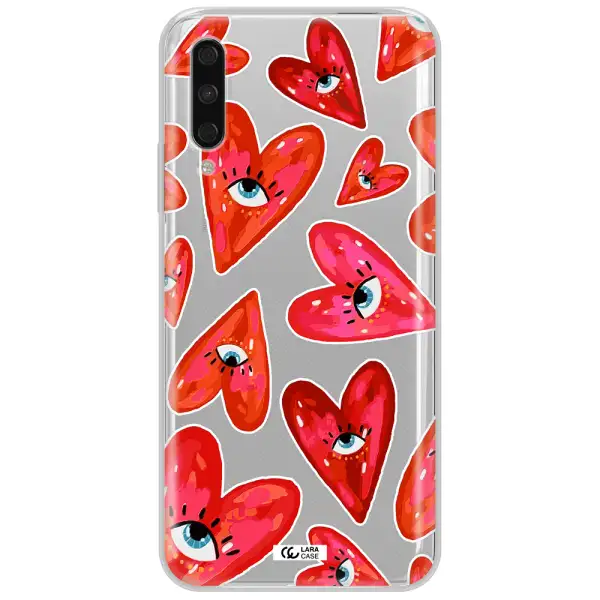 Evil Eye Heart Huawei Y9S Clear Tpu Case