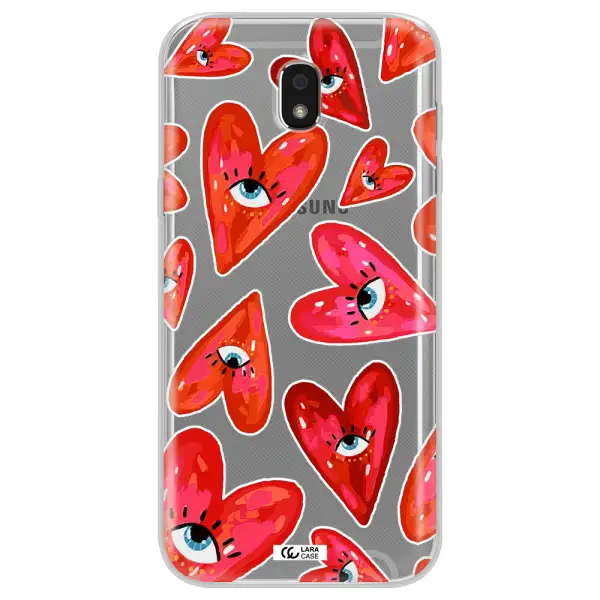 Evil Eye Heart Samsung J5 2017 Clear TPU Case
