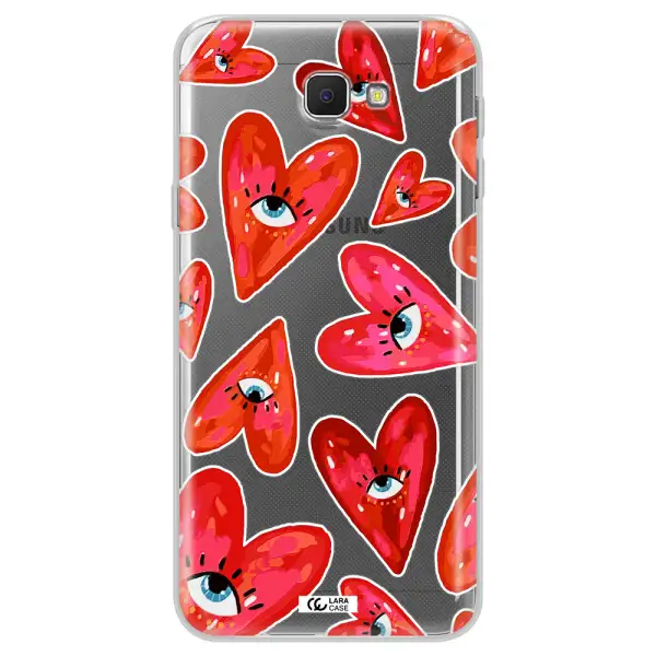Evil Eye Heart Samsung J5 Prime Clear TPU Case