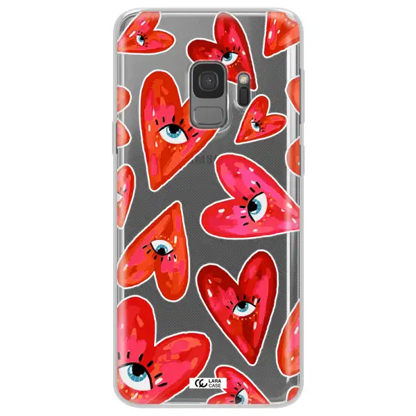 Evil Eye Heart Samsung S9 Clear TPU Case