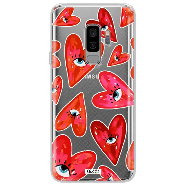 Evil Eye Heart Samsung S9 Plus Clear TPU Case