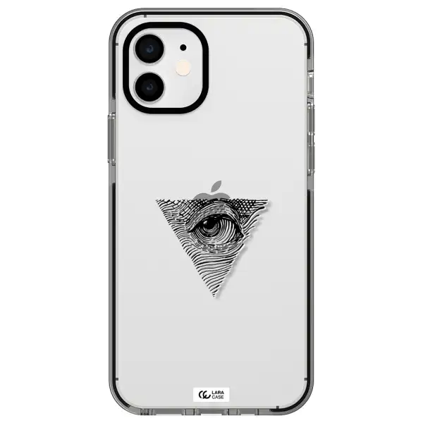 Franklin Eye Apple iPhone 11 impact black border Case