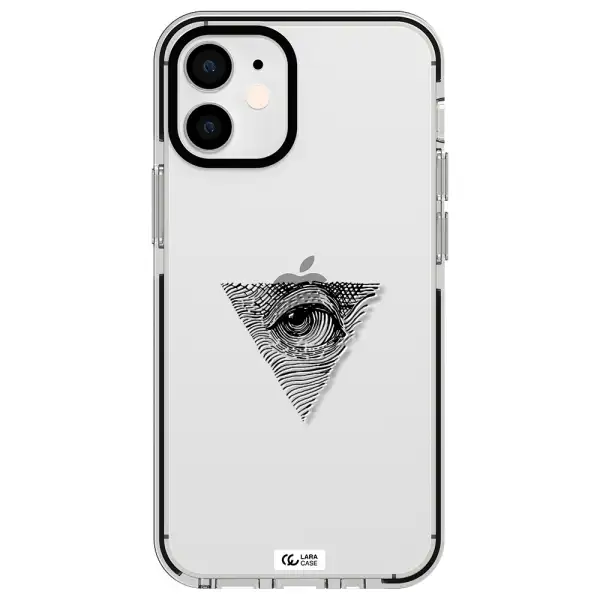 Franklin Eye Apple iPhone 12 mini impact black border Case