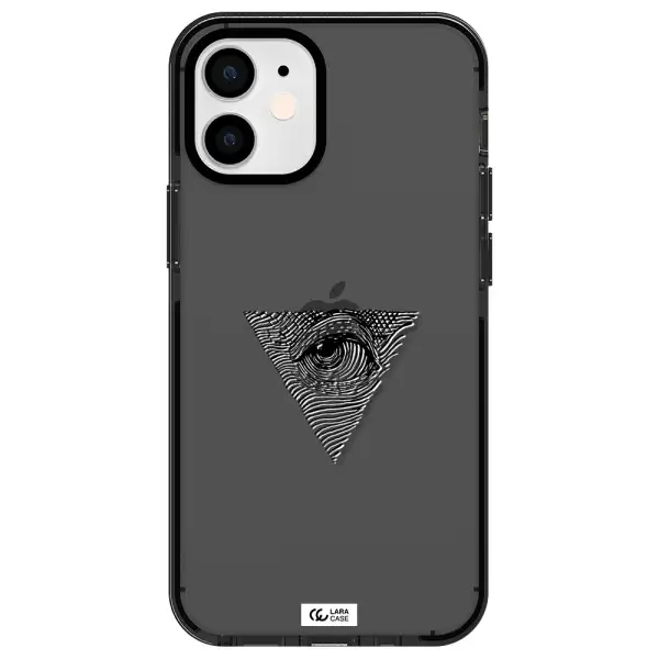 Franklin Eye Apple iPhone 12 mini impact Smoke Black Case