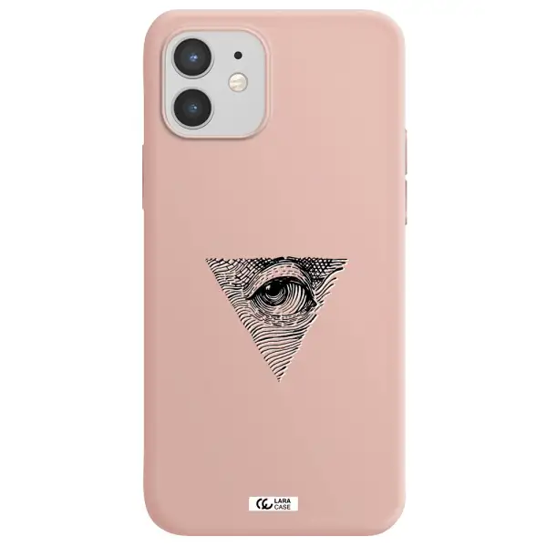 Franklin Eye Apple iPhone 12 mini Silicone pastel pink Case