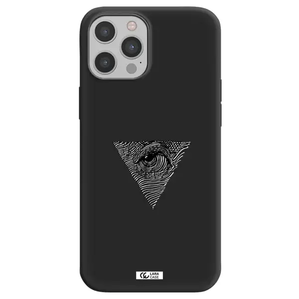 Franklin Eye Apple iPhone 12 pro Silicone black Case