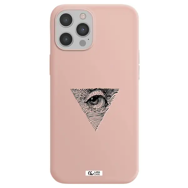 Franklin Eye Apple iPhone 12 pro Silicone pastel pink Case
