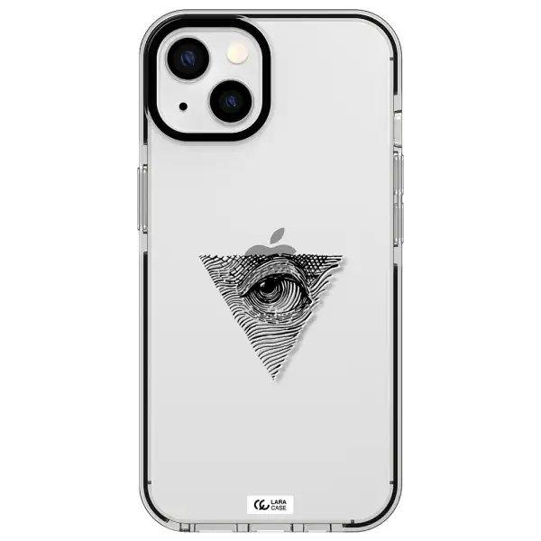 Franklin Eye Apple iPhone 13 impact black border Case
