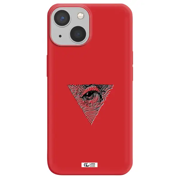 Franklin Eye Apple iPhone 13 mini Silicone Imperial Red Case