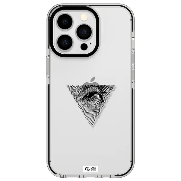 Franklin Eye Apple iPhone 13 Pro impact black border Case