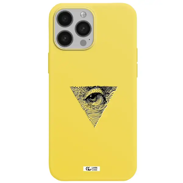 Franklin Eye Apple iPhone 13 Pro Silicone canary yellow Case