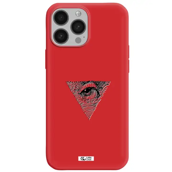 Franklin Eye Apple iPhone 13 Pro Silicone Imperial Red Case