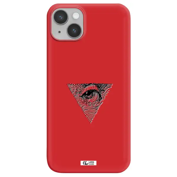 Franklin Eye Apple iPhone 14 plus Silicone Imperial Red Case