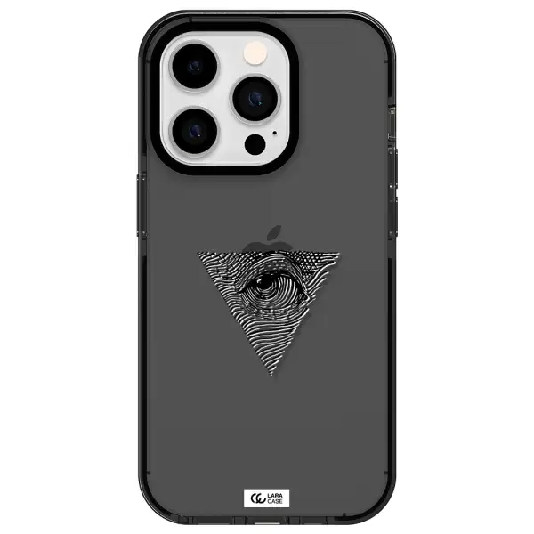 Franklin Eye Apple iPhone 14 pro impact Smoke Black Case