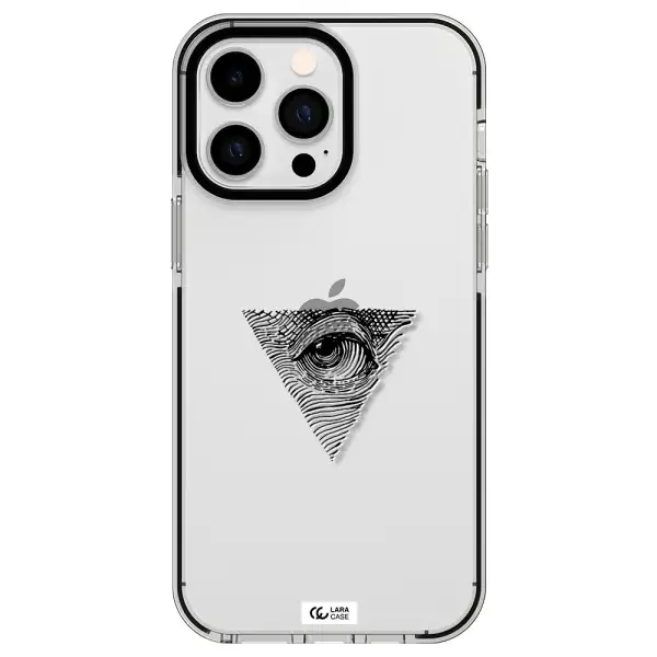 Franklin Eye Apple iPhone 14 pro max impact black border Case