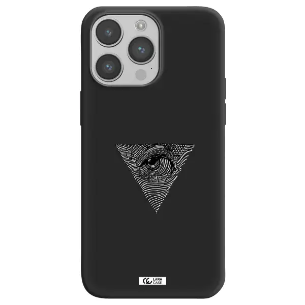 Franklin Eye Apple iPhone 14 pro Silicone black Case
