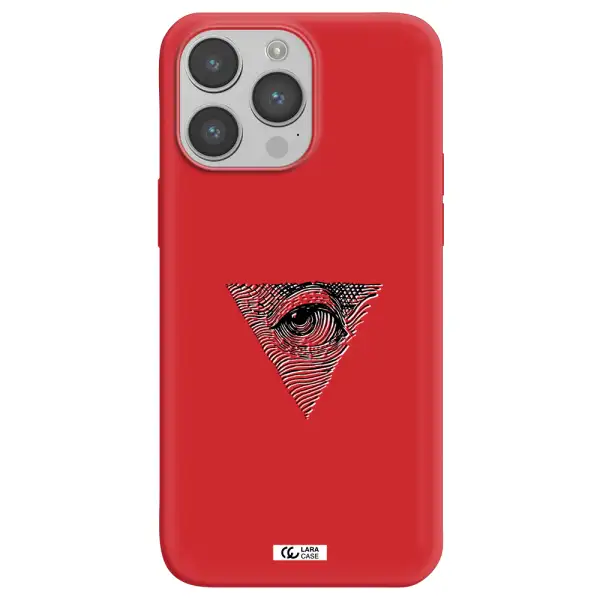 Franklin Eye Apple iPhone 14 pro Silicone Imperial Red Case