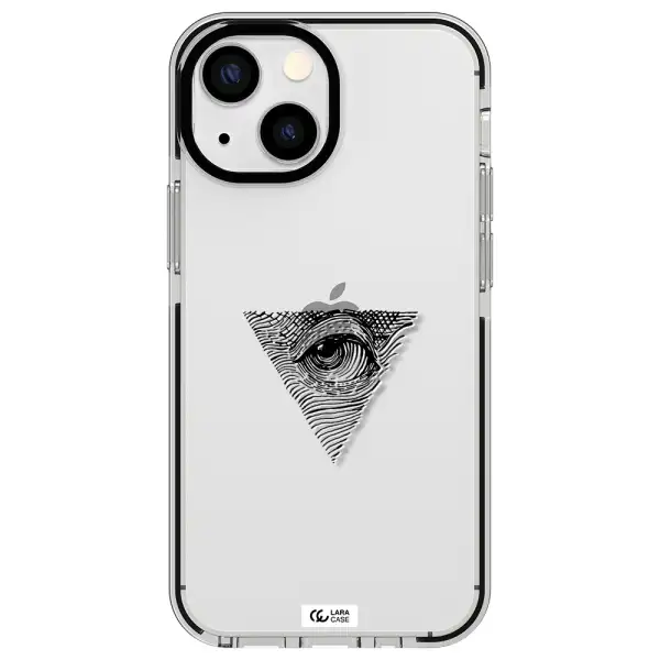 Franklin Eye Apple iPhone 15 impact black border Case