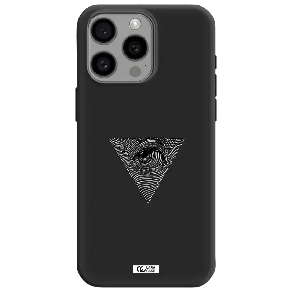 Franklin Eye Apple Iphone 15 Pro max Silicone black Case