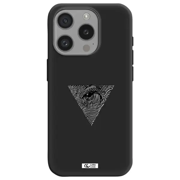 Franklin Eye Apple Iphone 15 Pro Silicone Black Case