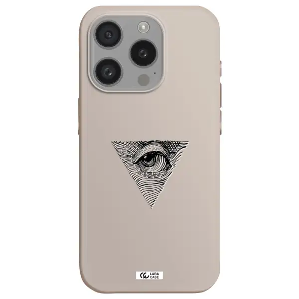 Franklin Eye Apple Iphone 15 Pro Silicone Stone Case