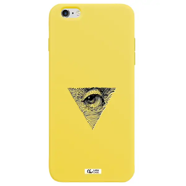 Franklin Eye Apple iPhone 6 plus Silicone canary yellow Case