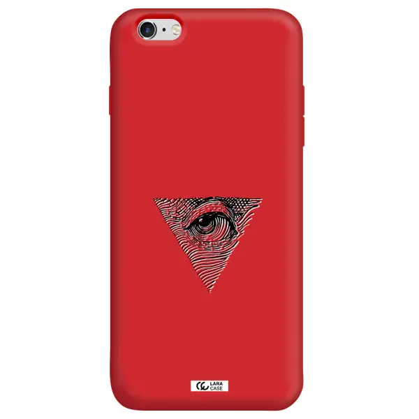 Franklin Eye Apple iPhone 6 s plus Silicone Imperial Red Case
