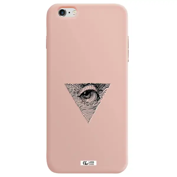 Franklin Eye Apple iPhone 6 s plus Silicone pastel pink Case